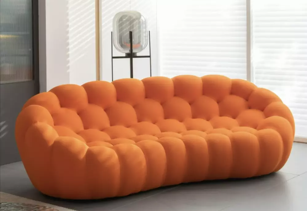 light gray cloud couch